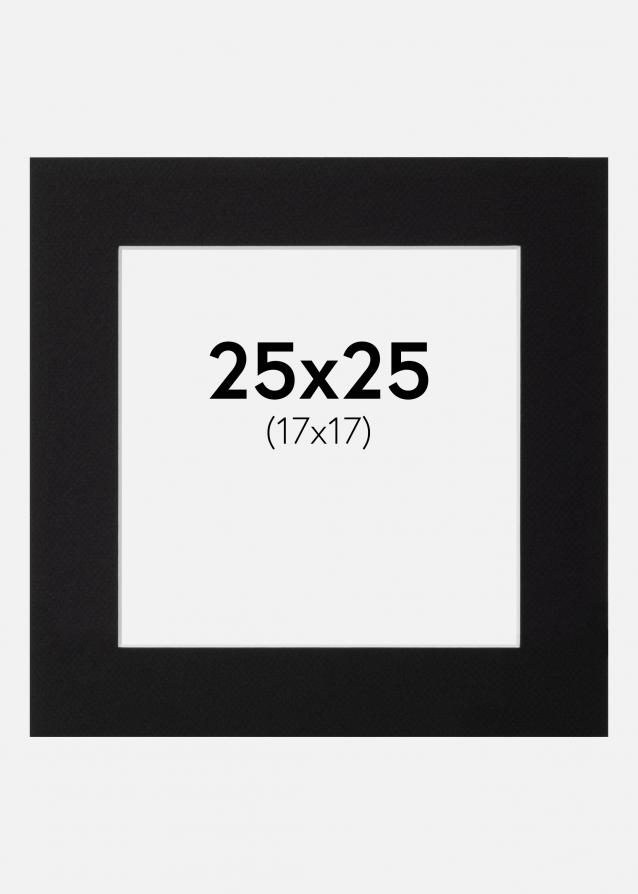 Galleri 1 Mount Canson Black (White Core) 25x25 cm (17x17)
