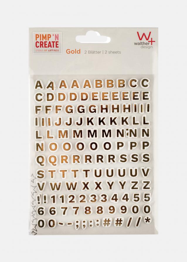 Focus Walther Stickers Gold Letters