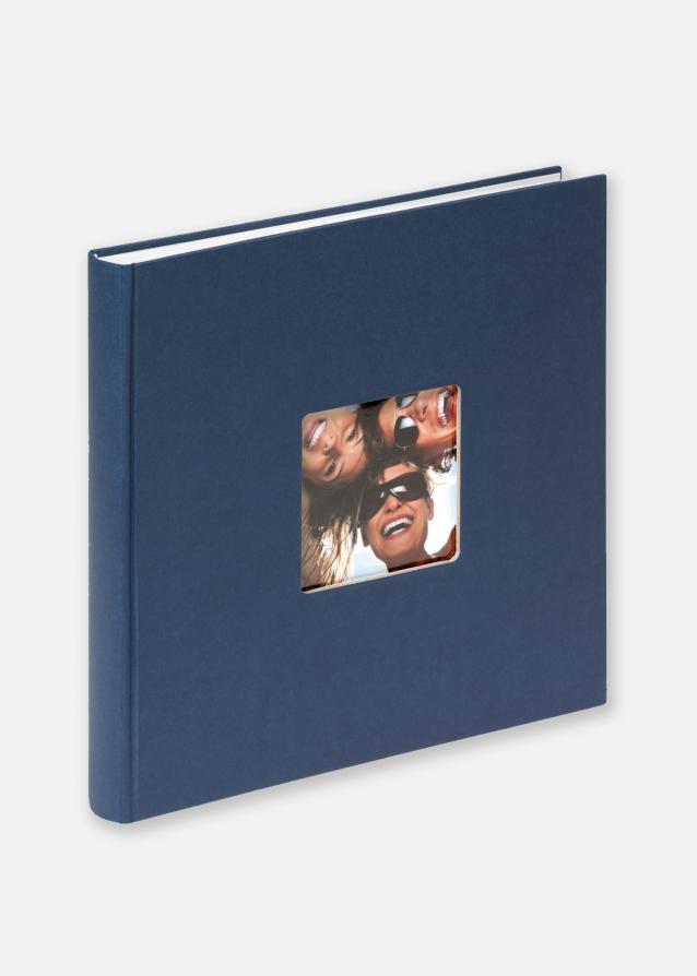 Walther Fun Album Blue - 26x25 cm (40 White pages / 20 sheets)