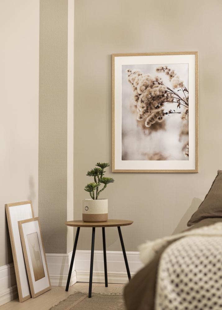 Ram med passepartou Frame Stilren Oak 40x80 cm - Picture Mount White 30x66 cm