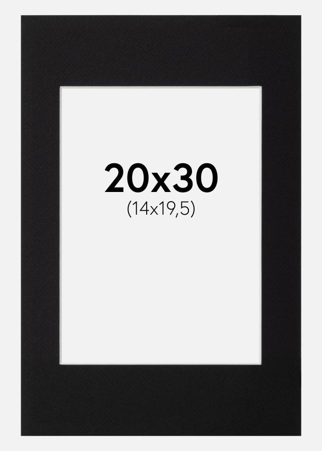 Galleri 1 Mount Canson Black (White Core) 20x30 cm (14x19,5)