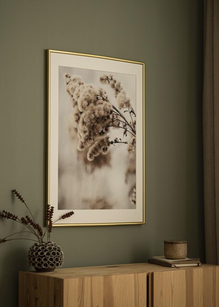 Ram med passepartou Frame Victoria Gold 70x100 cm - Picture Mount White 24x36 inches