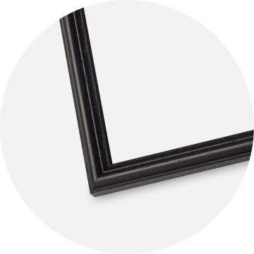 Ram med passepartou Frame Horndal Black 30x40 cm - Picture Mount White 21x29,7 cm (A4)