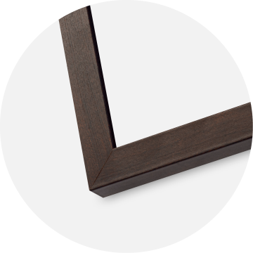 Ram med passepartou Frame Selection Walnut 40x60 cm - Picture Mount Black 30x50 cm