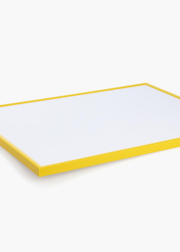 Ram med passepartou Frame New Lifestyle Yellow 50x70 cm - Picture Mount White 16x24 inches