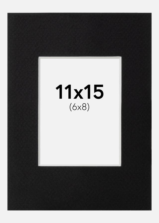 Galleri 1 Mount Canson Black (White Core) 11x15 cm (6x8)