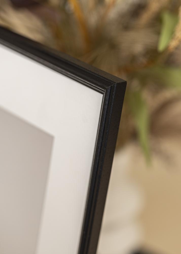 Ram med passepartou Frame Horndal Black 30x40 cm - Picture Mount White 21x29,7 cm (A4)