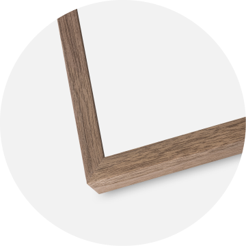 Ram med passepartou Frame Soul Walnut Veneer 40x60 cm - Picture Mount White 30x50 cm