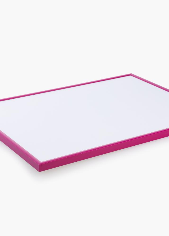 Ram med passepartou Frame New Lifestyle Dark Pink 50x70 cm - Picture Mount White 16x24 inches