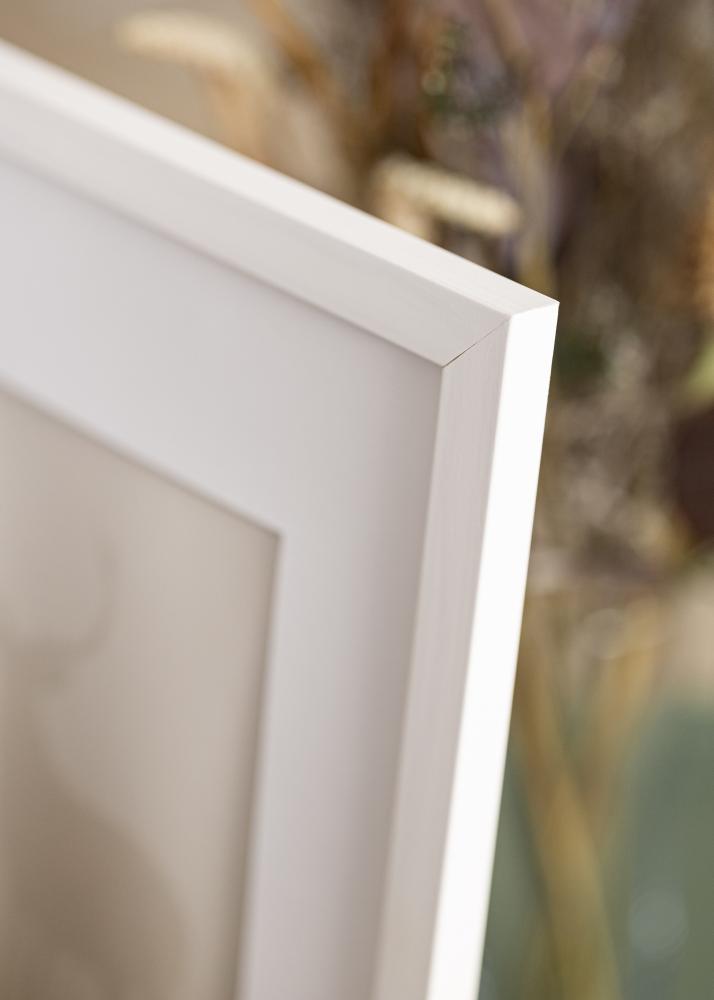 Ram med passepartou Frame Stilren White 70x90 cm - Picture Mount White 60x80 cm