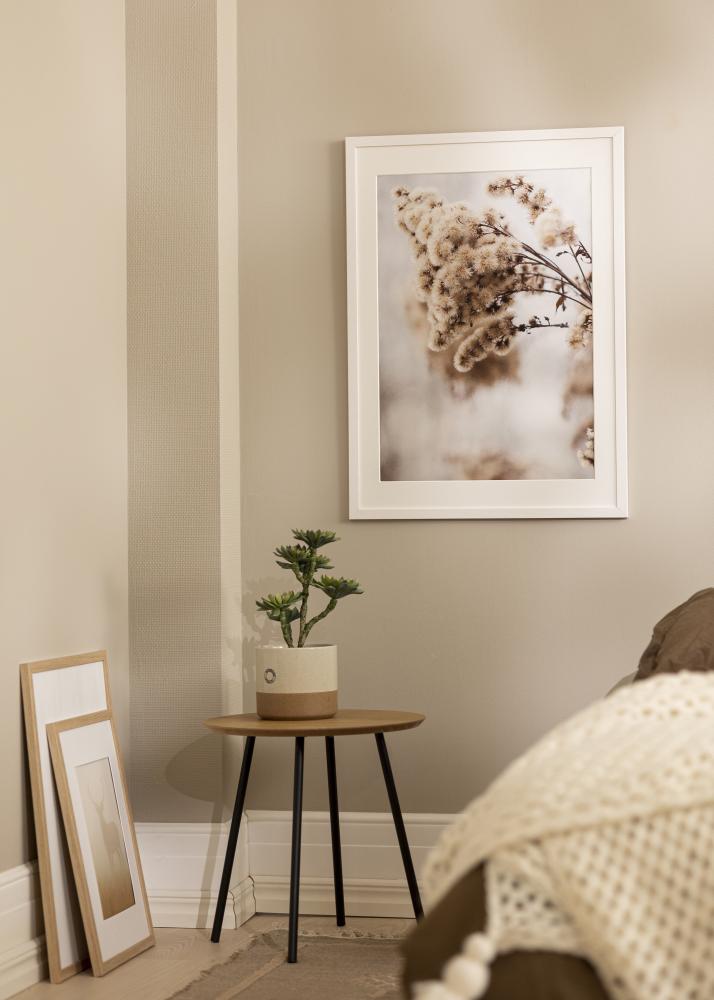 Ram med passepartou Frame Stilren White 60x60 cm - Picture Mount White 45x45 cm