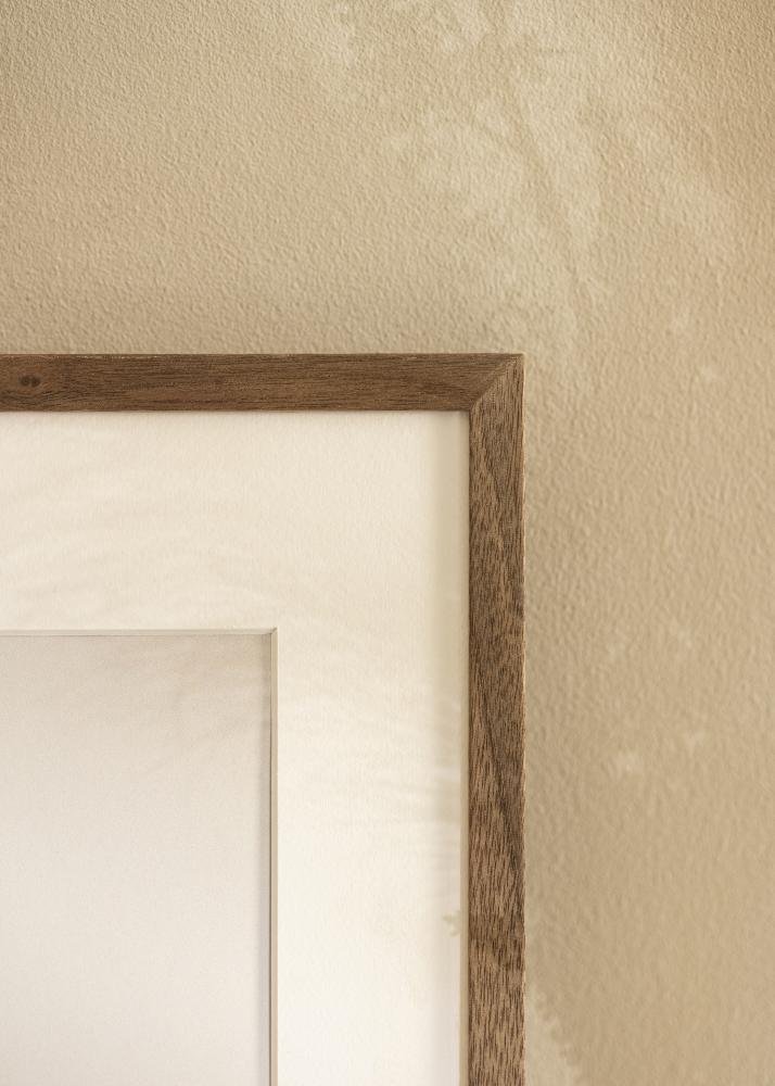 Ram med passepartou Frame Soul Walnut Veneer 40x60 cm - Picture Mount White 30x50 cm