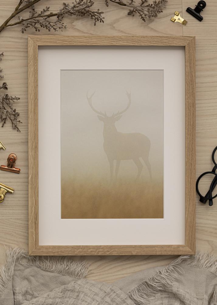 Galleri 1 Frame Oak Wood Acrylic glass 27.56x33.46 inches (70x85 cm)