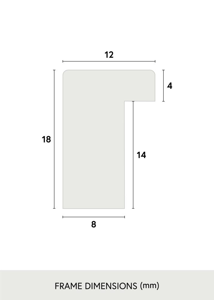 Estancia Frame Oslo Acrylic glass Black 27.56x39.37 inches (70x100 cm)