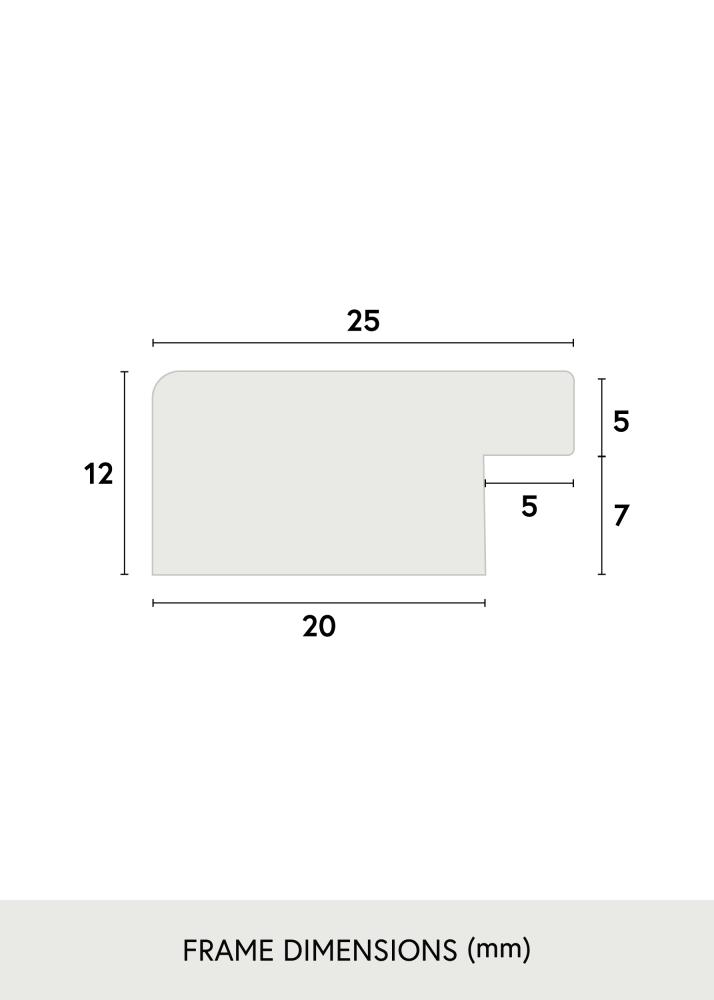 Artlink Frame Trendline Acrylic Glass White 21.65x27.56 inches (55x70 cm)