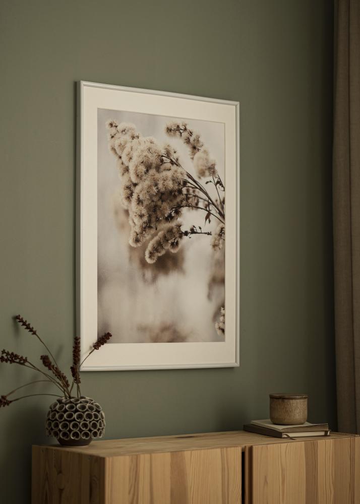 Ram med passepartou Frame Victoria White 70x100 cm - Picture Mount White 24x36 inches