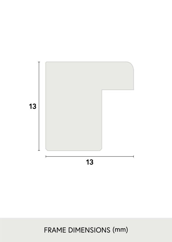 Estancia Frame Galant Acrylic Glass White 7.87x19.69 inches (20x50 cm)