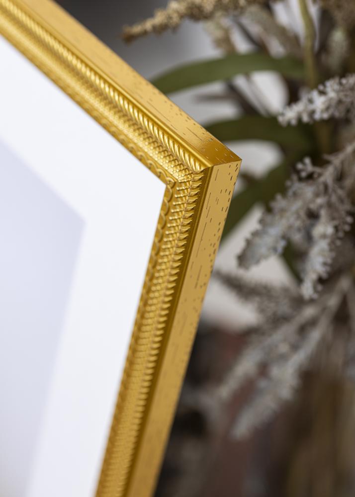 BGA Frame Lattice Acrylic Glass Gold 23.62x31.50 inches (60x80 cm)