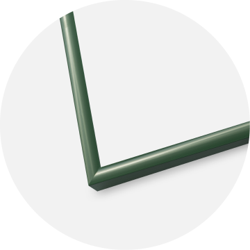 Ram med passepartou Frame New Lifestyle Moss Green 70x100 cm - Picture Mount Black 61x91.5 cm