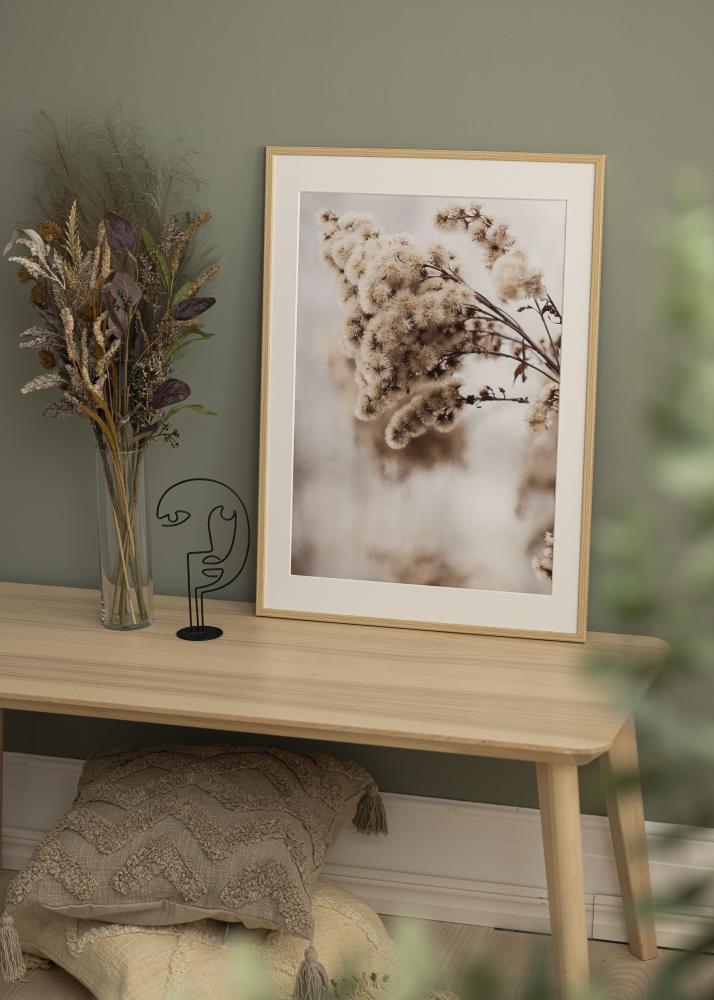 Ram med passepartou Frame Galant Oak 30x40 cm - Picture Mount White 18x27 cm