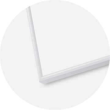 Ram med passepartou Frame Visby White 40x50 cm - Picture Mount White 29.7x42 cm (A3)