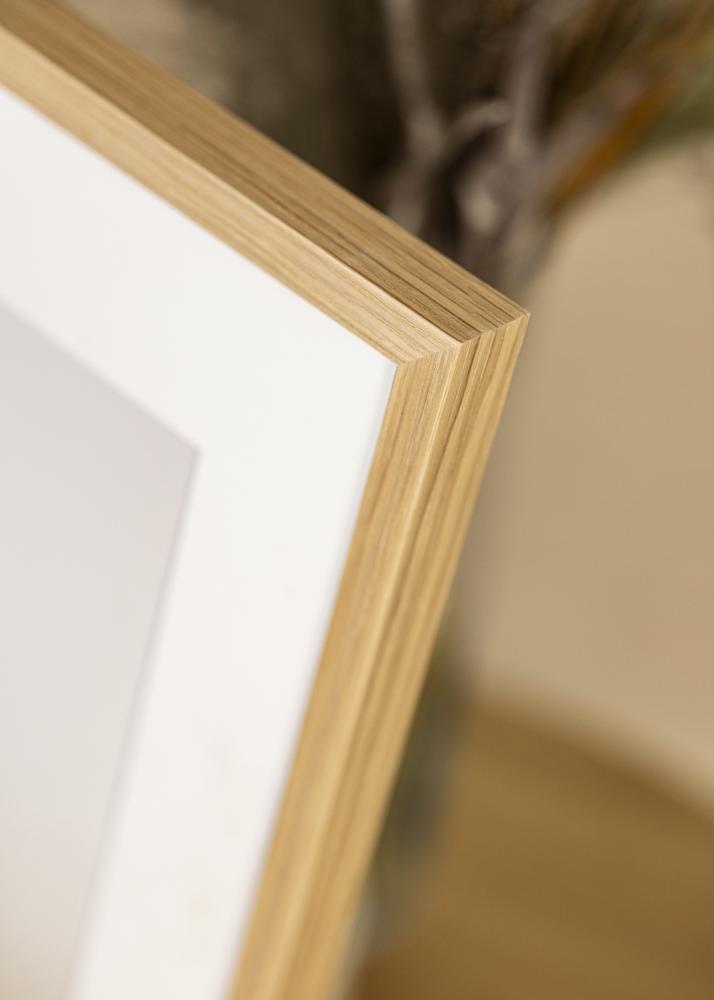 Ram med passepartou Frame Soul Oak Veneer 40x60 cm - Picture Mount White 30x50 cm