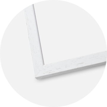 Ram med passepartou Frame Edsbyn Warm White 40x70 cm - Picture Mount White 28x58 cm