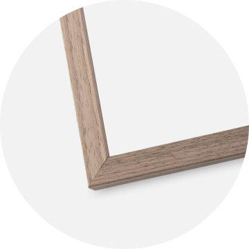 Ram med passepartou Frame Edsbyn Light Walnut 40x70 cm - Picture Mount White 28x58 cm