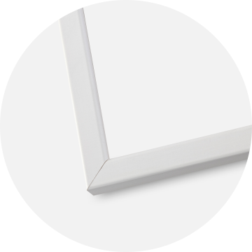 Ram med passepartou Frame Galant White 40x50 cm - Picture Mount White 29,7x42 cm (A3)