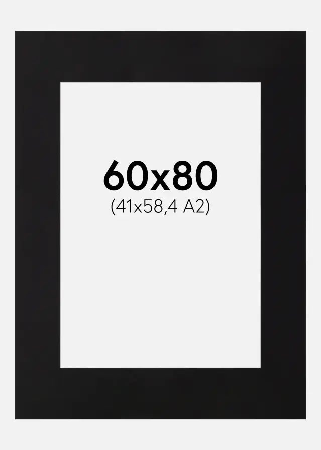 Galleri 1 Mount XL Black (White Core) 60x80 cm (41x58,4 - A2)