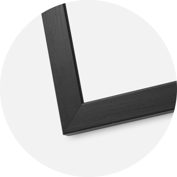 Ram med passepartou Frame Stilren Black 60x60 cm - Picture Mount Black 50x50 cm