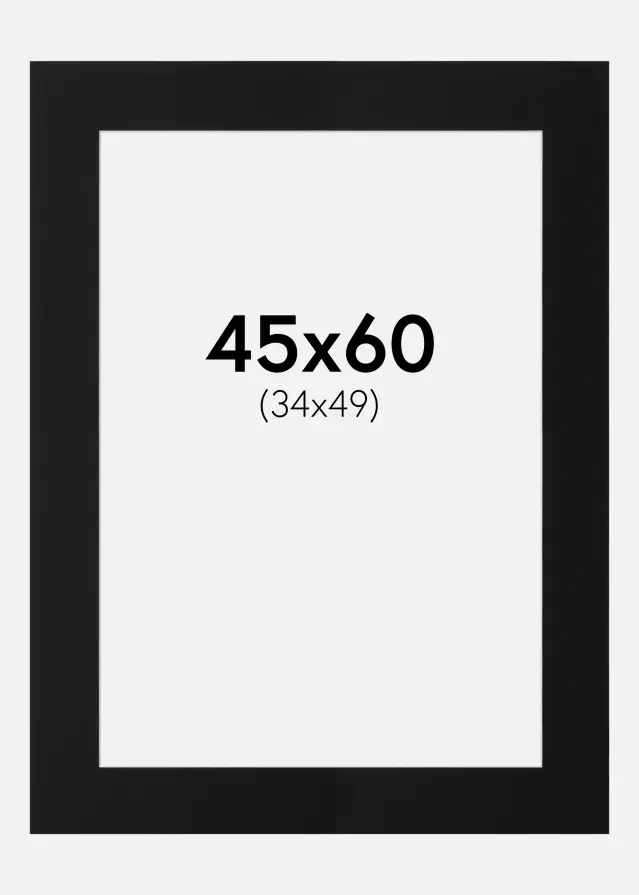 Artlink Mount Black Standard (White Core) 45x60 cm (34x49)