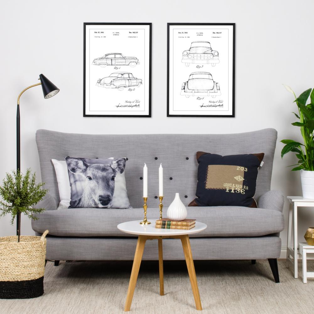 Bildverkstad Patent drawing - Cadillac II Poster